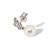 Pendientes Nihama Mujer in Oro blanco Perla NO1396O4FABI070 - NO1396O4FABI070